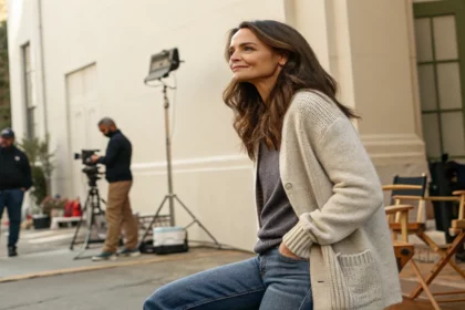 katie holmes fall outfit