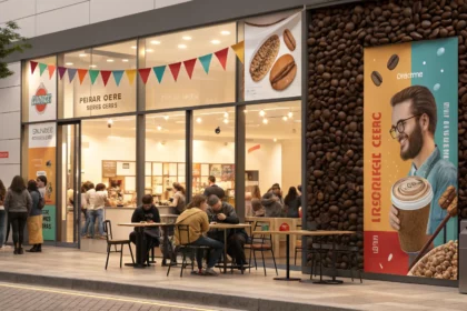 coffee chain musician campaign taps