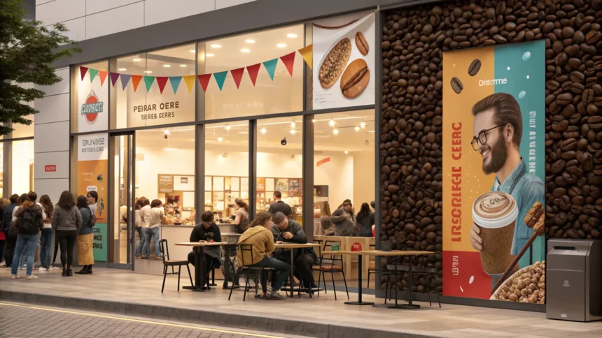 coffee chain musician campaign taps