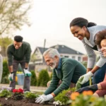 community action eases stress expert