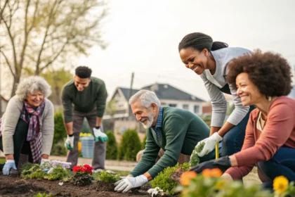 community action eases stress expert