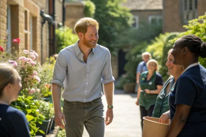 harry uk charities visit