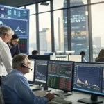 midday trading sees sharp stock swings