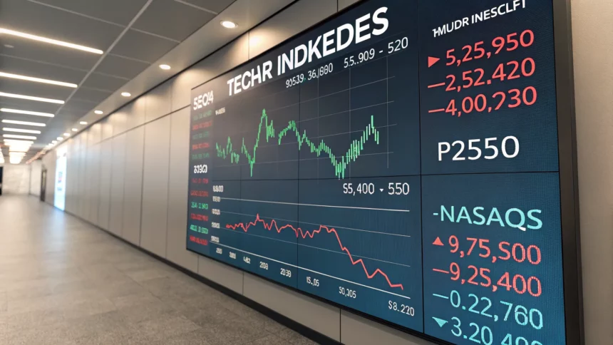 tech selloff drags nasdaq and sp