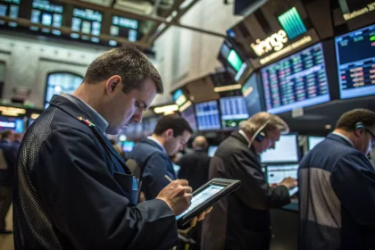 early trading sees sharp stock swings