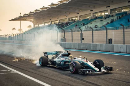 hamilton crashes in abu dhabi practice