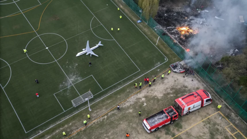 mexico jet crash ten killed