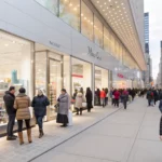 shoppers pack specialty retailers friday