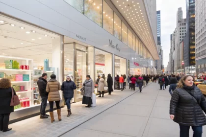 shoppers pack specialty retailers friday