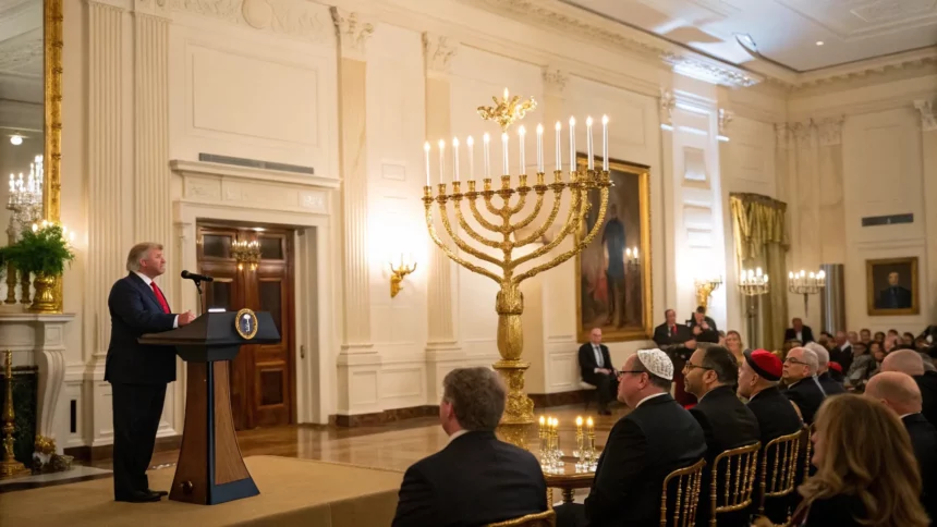 trump hanukkah speech condemns terror