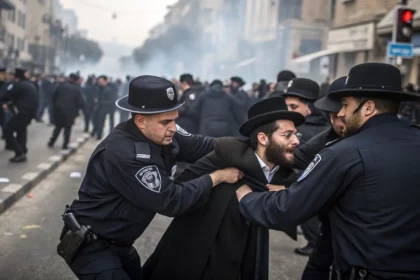 ultra orthodox funeral clashes erupt