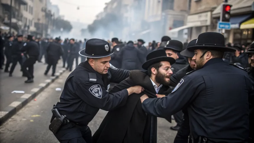 ultra orthodox funeral clashes erupt