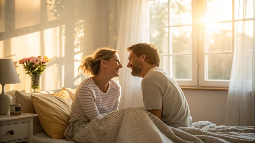 how happy couples use mornings