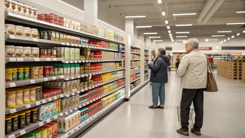 shoppers reconsider pricey grocery staples