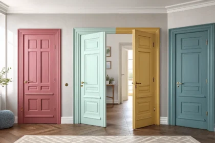 painted doors emerge as home trend