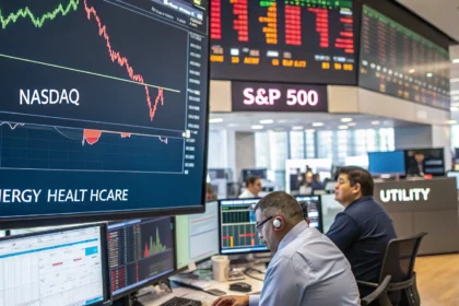 stocks slip bitcoin falls sectors rally