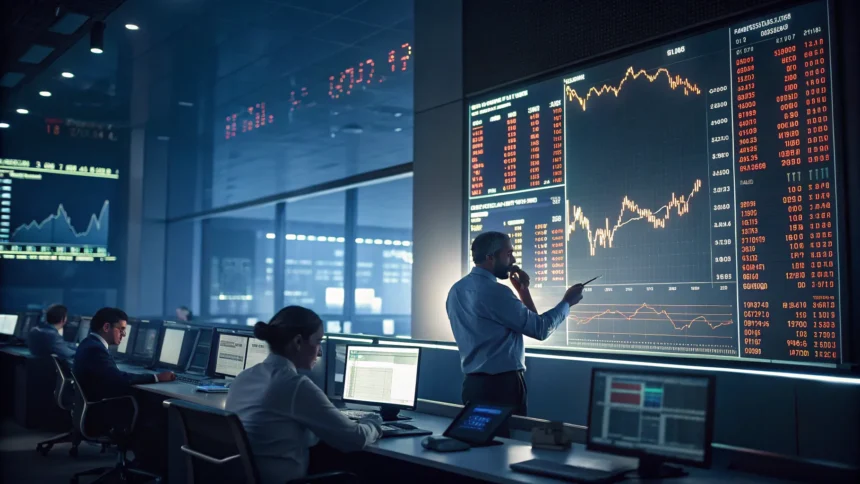 stocks swing sharply after hours trading