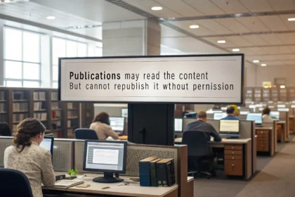 news outlets copyright restrictions reinforcement