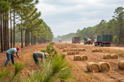 southern pine straw market timing