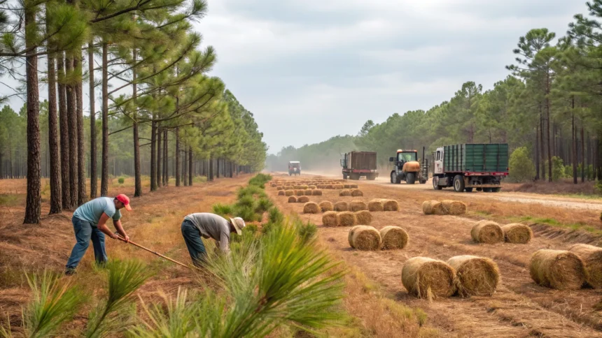 southern pine straw market timing