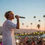 bieber serenades eilish at coachella