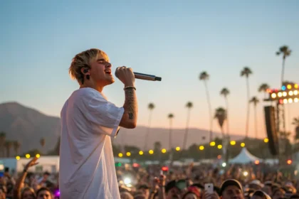 bieber serenades eilish at coachella