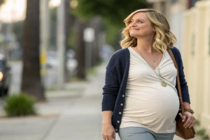 pregnant sitcom star steps out