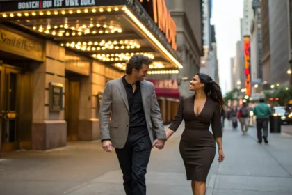 celebrity couple creates broadway excitement