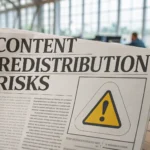 content redistribution legal notice risks