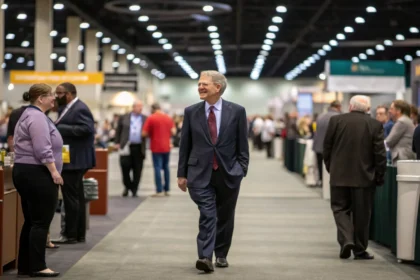 greg abel courts berkshire shareholders