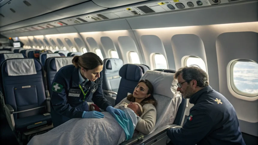 passenger gives birth on ita flight