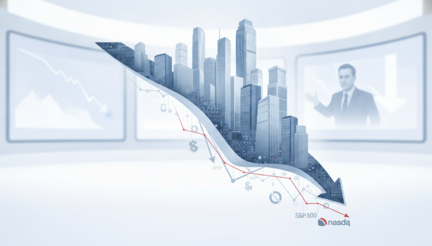 megacap tech drags stocks lower