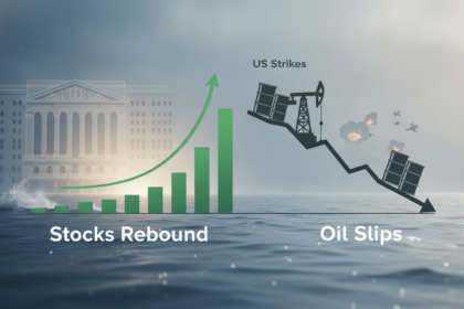 stocks rebound oil slips strikes
