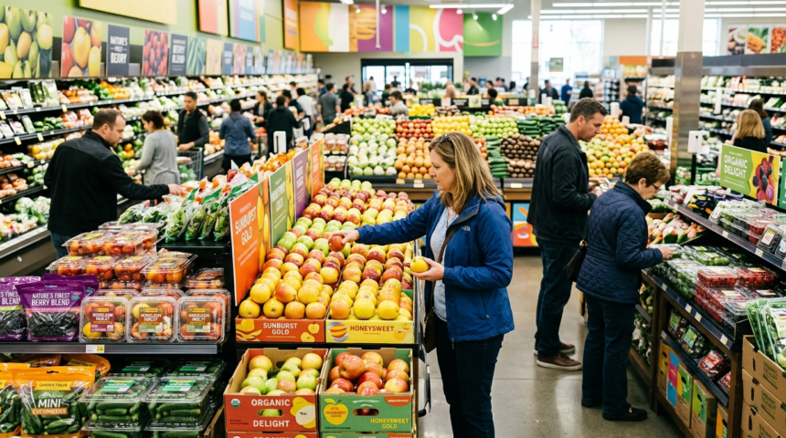 branded produce reshapes grocery aisle