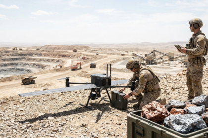 drone warfare critical minerals investment