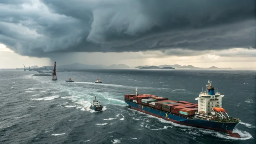 governments warn shipping strains global trade