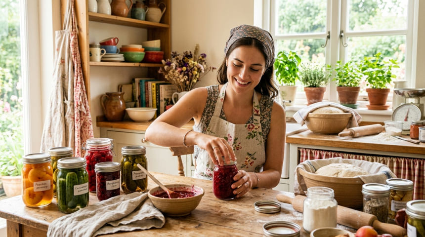 grandmacore revives old fashioned kitchen skills