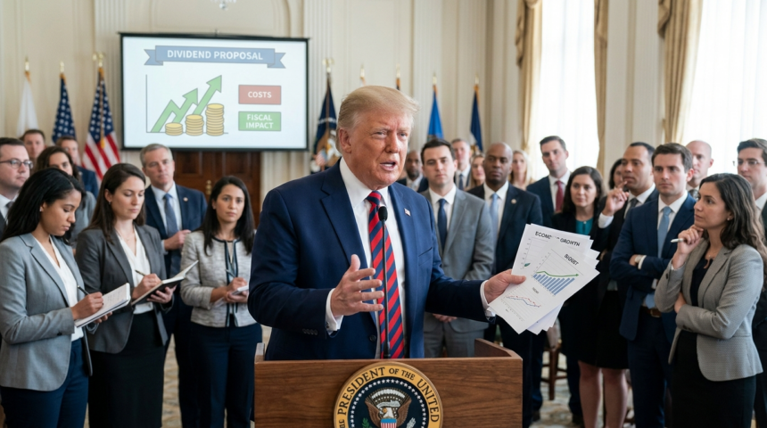 trump dividend proposal fiscal scrutiny