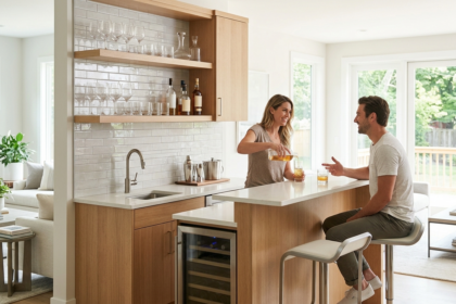 wet bars regain ground new homes