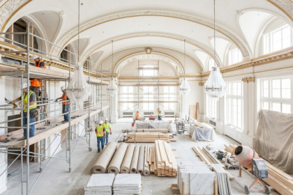 white house ballroom work allowed