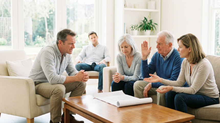 family trust dispute complicates control