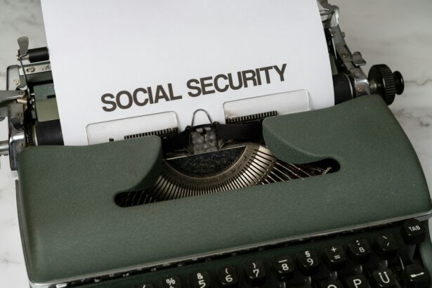 A typewriter with a Social Security death benefit form, representing the $255 lump-sum death payment
